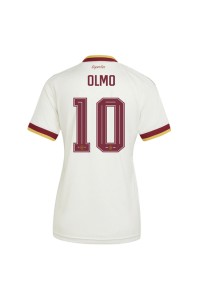 Espanja Dani Olmo #10 Jalkapallovaatteet Naisten Vieraspaita MM-kisat 2026 Lyhythihainen
